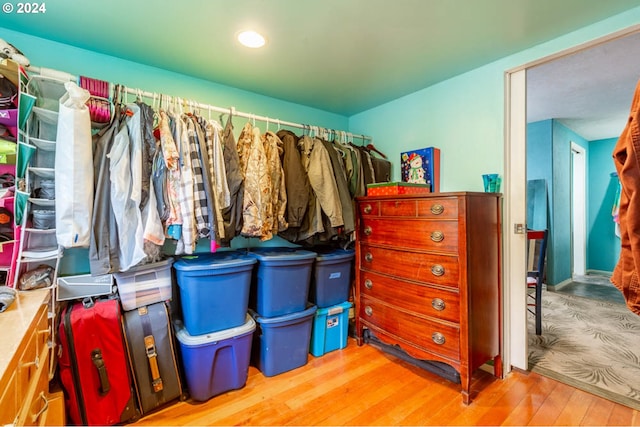 view of storage room