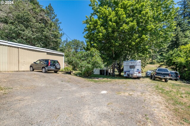 view of car parking