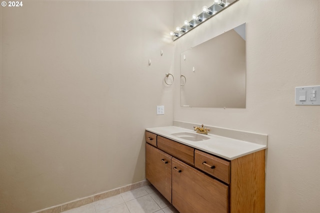 17250 Beverly Ln, Bend, OR 97707 - bathroom with vanity, baseboards, and tile patterned floors