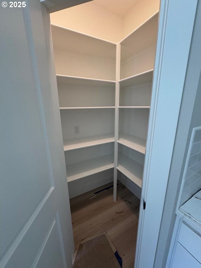 view of pantry