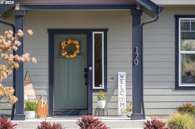 view of entrance to property