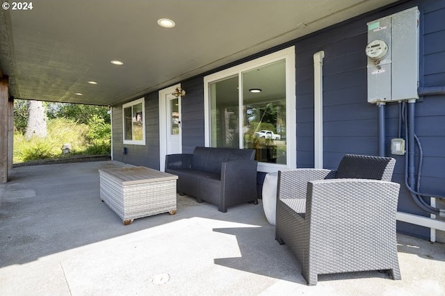 3660 Rocky Creek Ave, Depoe Bay, OR 97341 - view of patio with outdoor lounge area