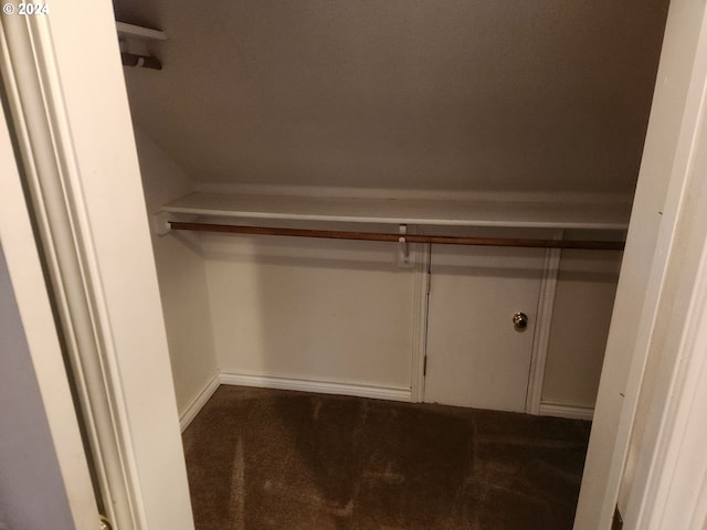 view of closet