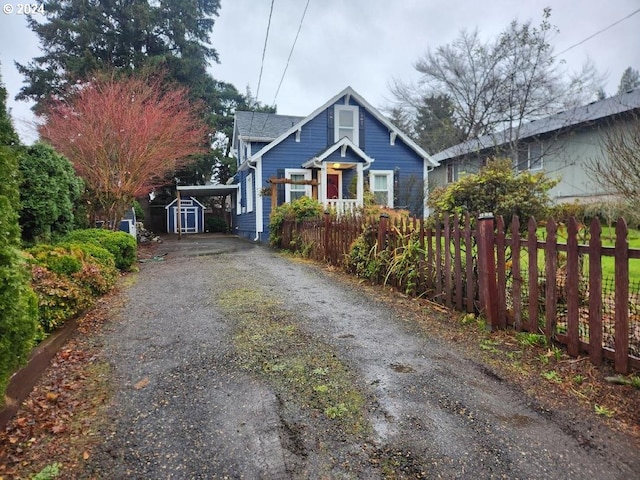 view of home's exterior