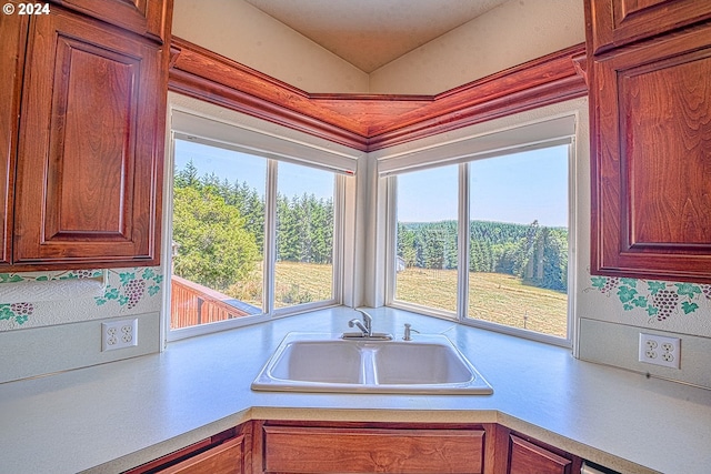 kitchen featuring sink