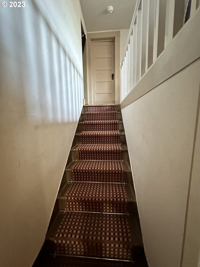 view of stairs