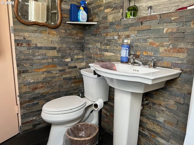 bathroom with toilet