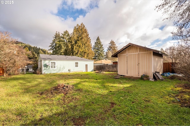 680 NE Laurance St, Myrtle Creek, OR 97457 - view of yard featuring a storage shed