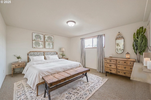 bedroom featuring carpet flooring