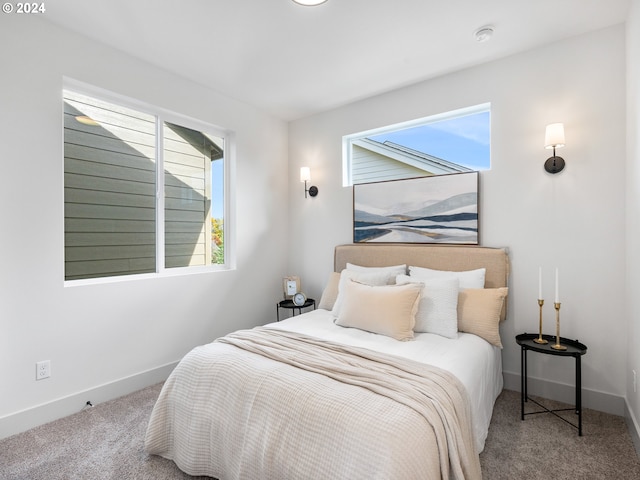 bedroom featuring carpet floors