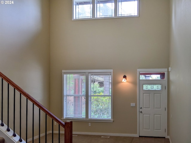 view of foyer entrance