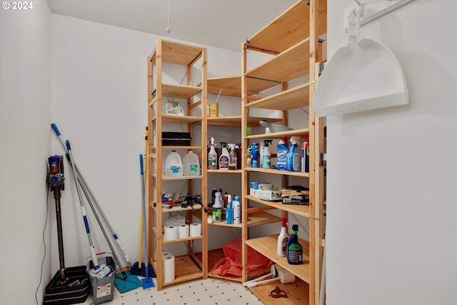 view of pantry