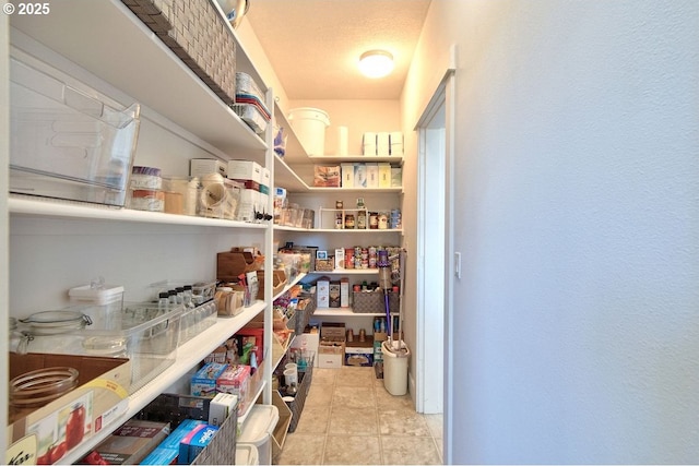 view of pantry