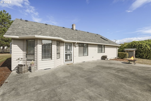 exterior space featuring a patio