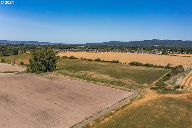 bird's eye view featuring a rural view