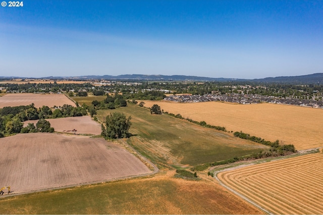 drone / aerial view featuring a rural view