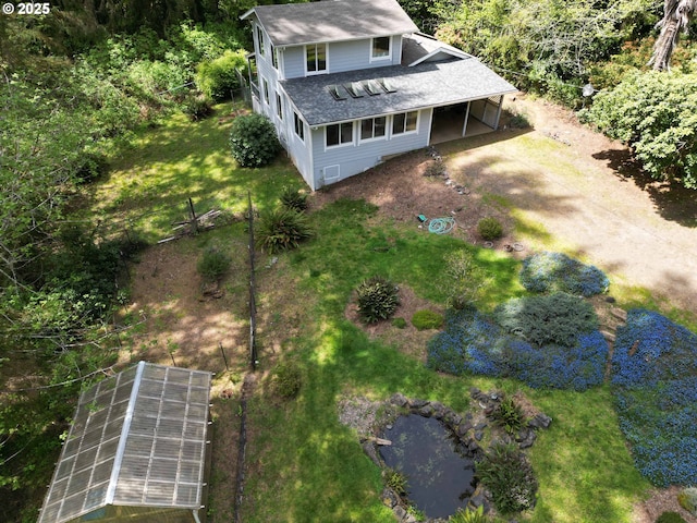 drone / aerial view