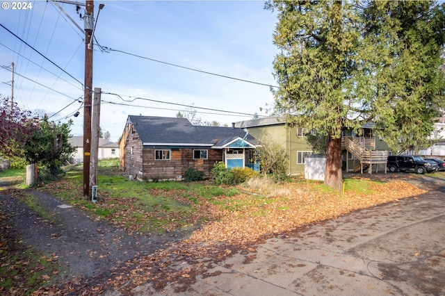 view of bungalow-style house