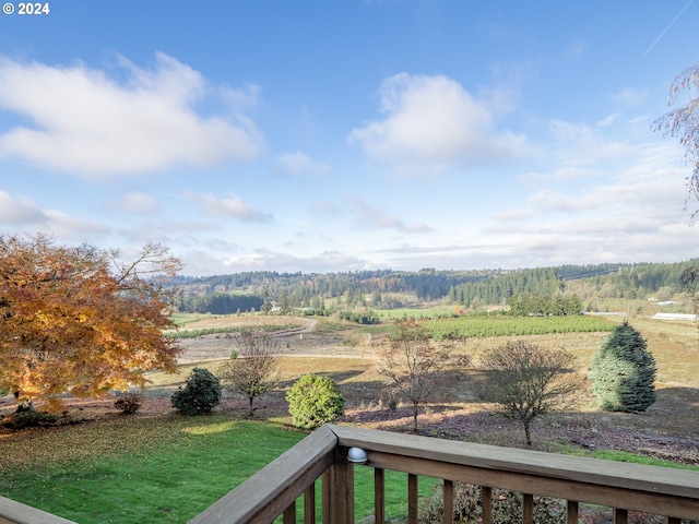 property view of mountains with a rural view