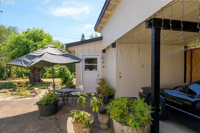 view of patio