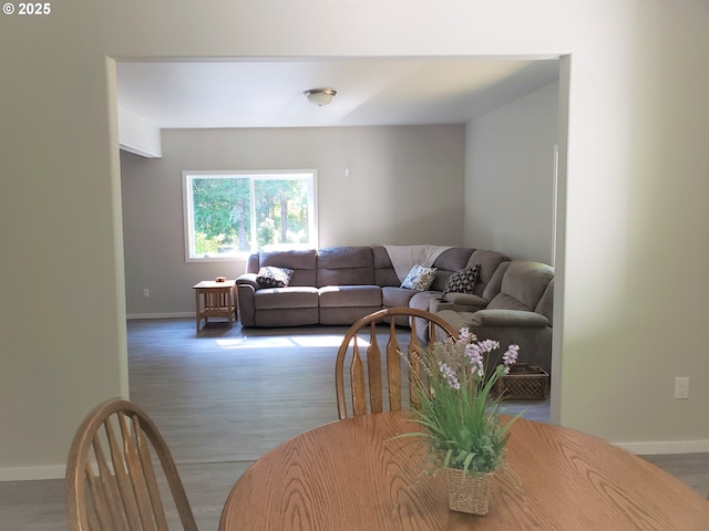 85287 Hemlock St, Florence, OR 97439 - dining room with wood finished floors and baseboards