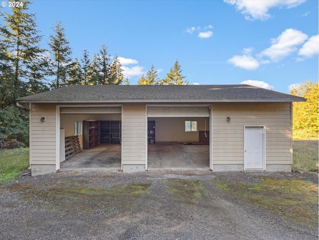 12405 SW Poppy Dr, Gaston, OR 97119 - view of detached garage