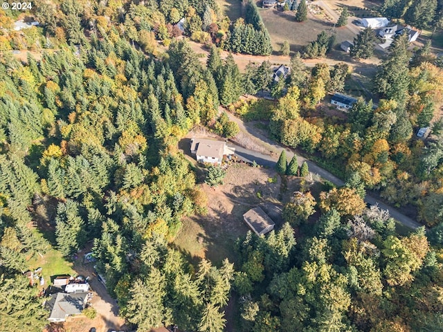 12405 SW Poppy Dr, Gaston, OR 97119 - aerial view of property and surrounding area with a forest