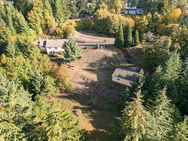 12405 SW Poppy Dr, Gaston, OR 97119 - aerial overview of property's location featuring a heavily wooded area