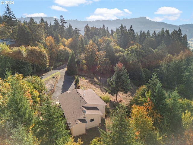 12405 SW Poppy Dr, Gaston, OR 97119 - view of subject property with a forest and mountains