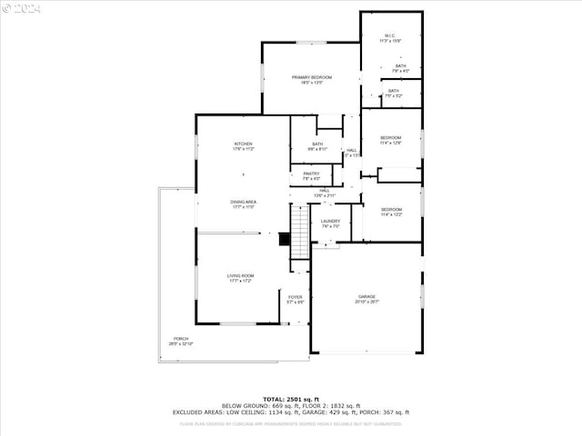 12405 SW Poppy Dr, Gaston, OR 97119 - home floor plan