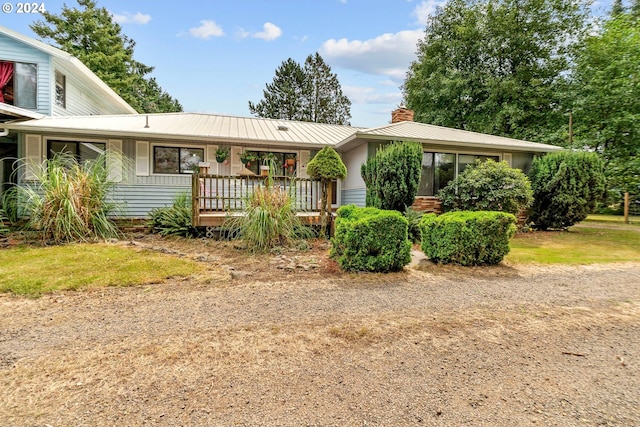 view of front of home