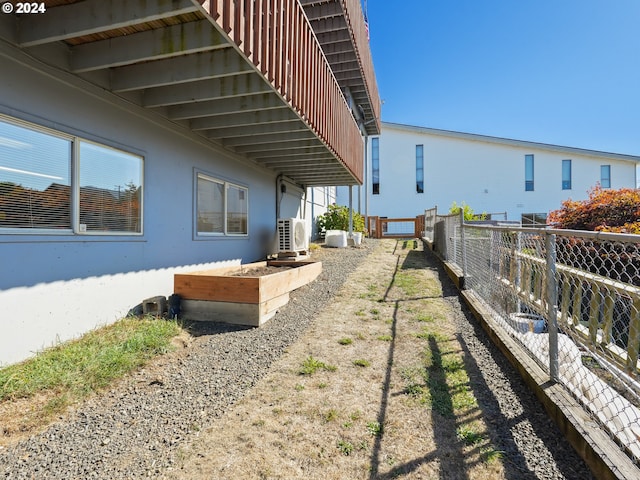 exterior space featuring ac unit