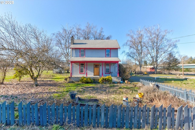 view of front of property