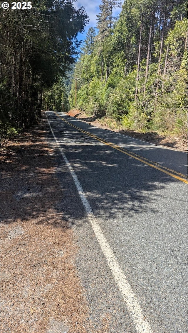 2999 Speaker Rd, Wolf Creek, OR 97497 - view of road featuring a forest view