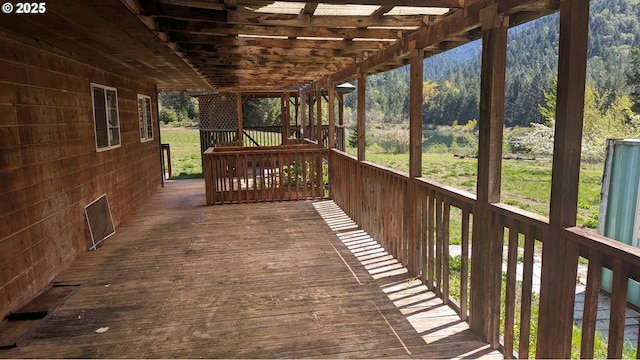 2999 Speaker Rd, Wolf Creek, OR 97497 - wooden deck with a pergola