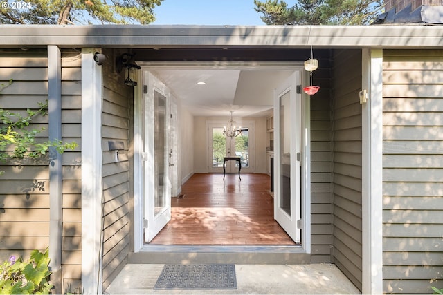 view of entrance to property