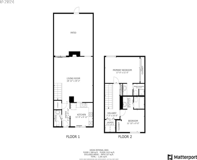 3320 NE 29th St, Gresham, OR 97030 - view of floor plan / room layout