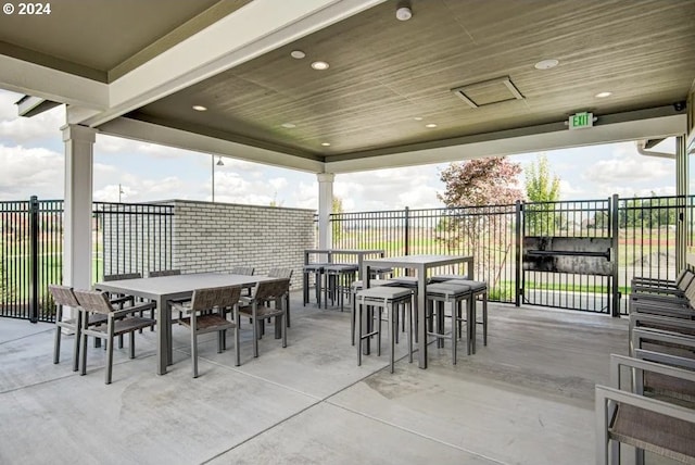 view of patio