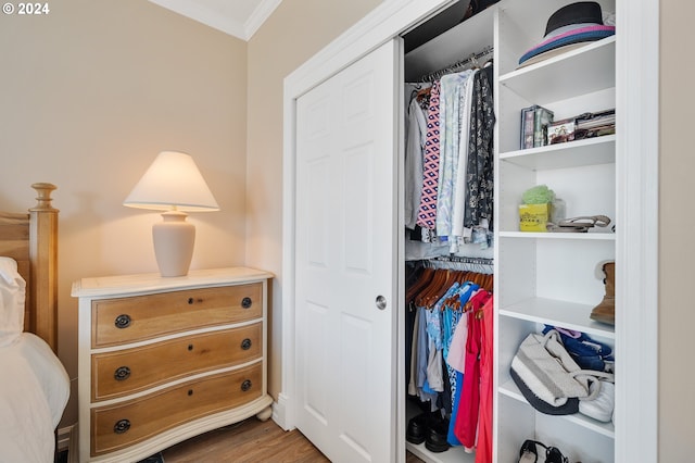 view of closet