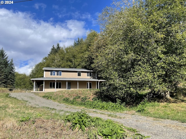 view of front of home