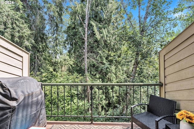 balcony with grilling area