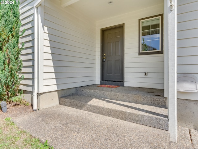 view of entrance to property