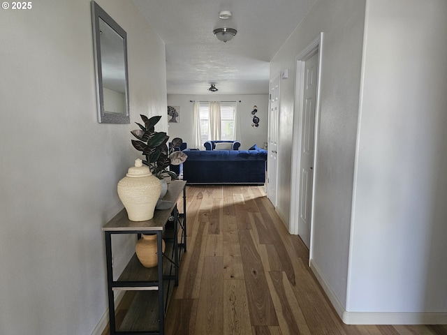 4024 NE 166th Ave, Vancouver, WA 98682 - corridor featuring wood finished floors and baseboards