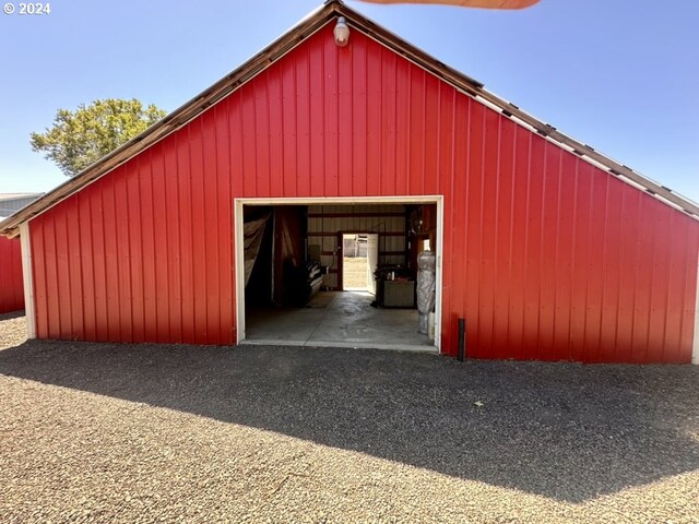 view of outbuilding