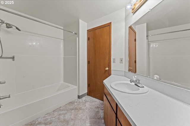 2427 SW 218th Dr, Beaverton, OR 97003 - bathroom featuring vanity and shower / bathtub combination