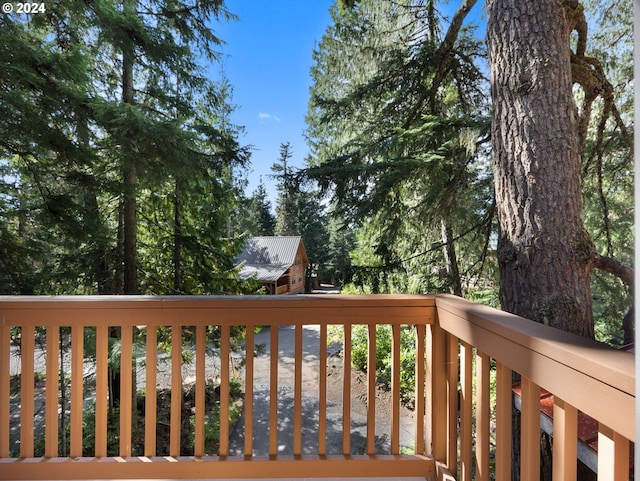 88940 E Round Mountain Loop, Government Camp, OR 97028 - view of wooden deck