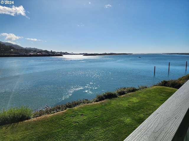 view of water feature