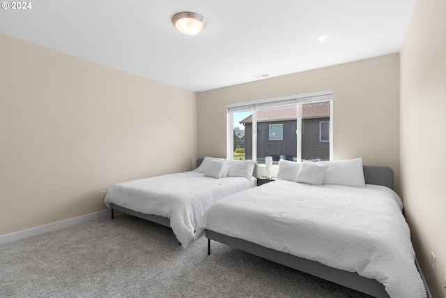 bedroom featuring carpet floors