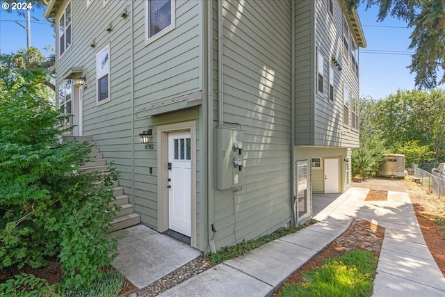 view of entrance to property