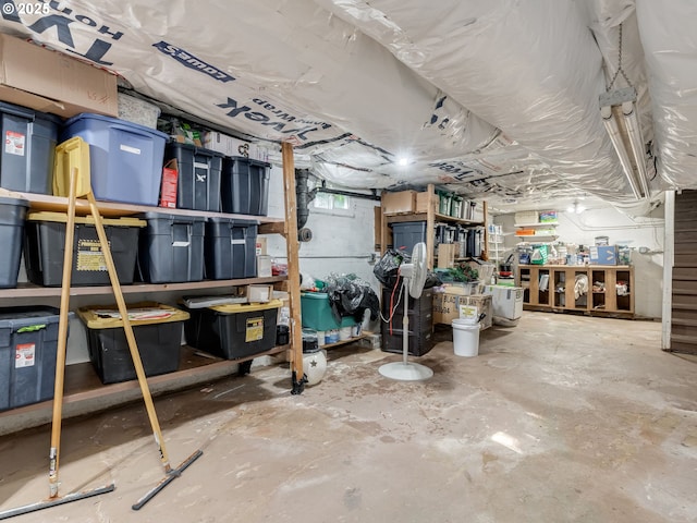 view of storage